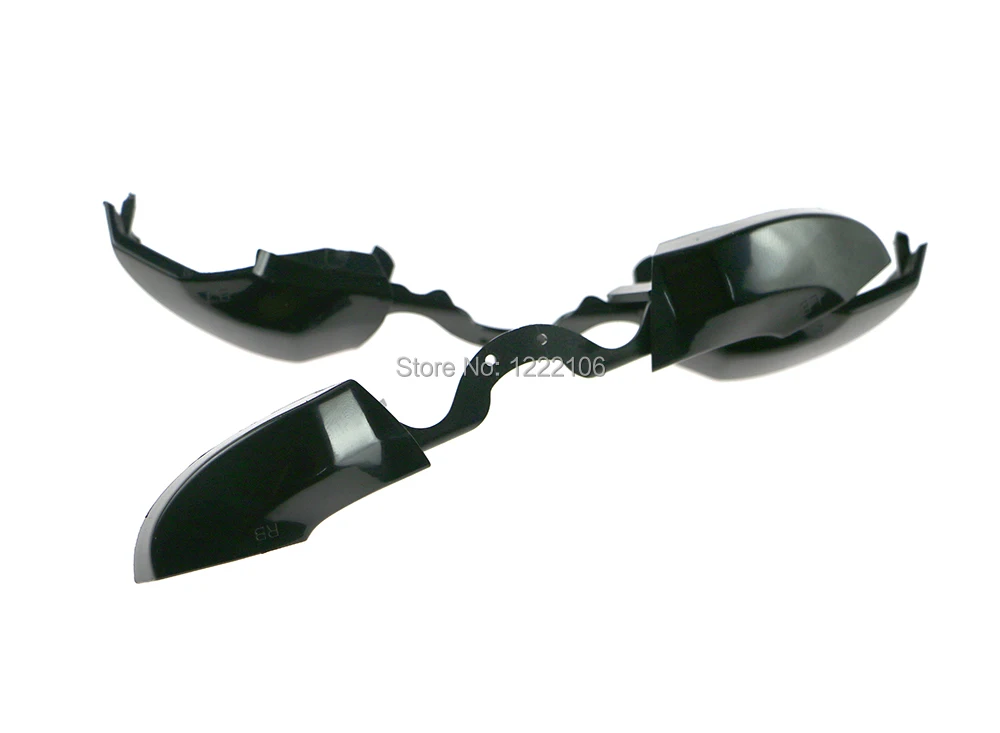 Protetor botão para xbox one, protetor preto lb rb para controle de xbox one com porta jack de 200mm e controle xbox elite, 3.5 peças