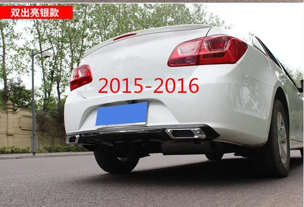 discount for Chevrolet Cruze 2008 2010 2011 2012 to 2013 2015 to 2016 2017 to 2018 Rear Bumper Diffuser with silvery trim