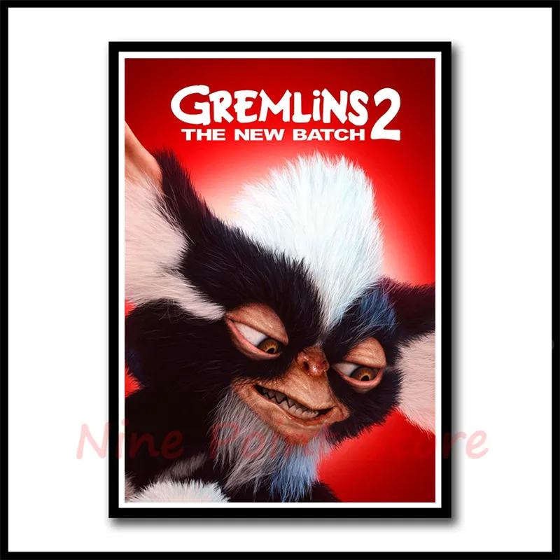 Gremlins horror movie White Coated Paper Posters Wall Stickers For Living Room Home Decoration Frameless