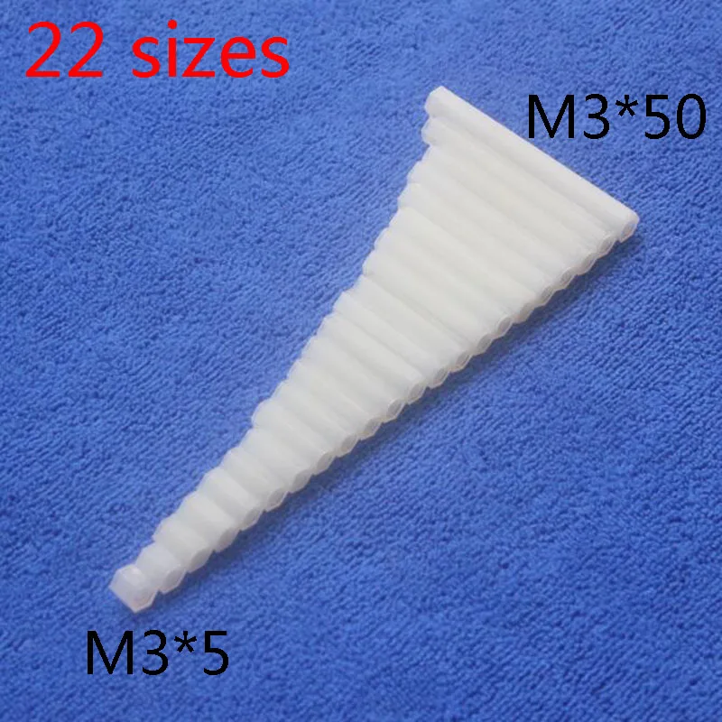 M3*22 22mm 1 pcs white Nylon Hex Female-Female Standoff Spacer Threaded Hexagonal Spacer Standoff Spacer brand new plastic screw