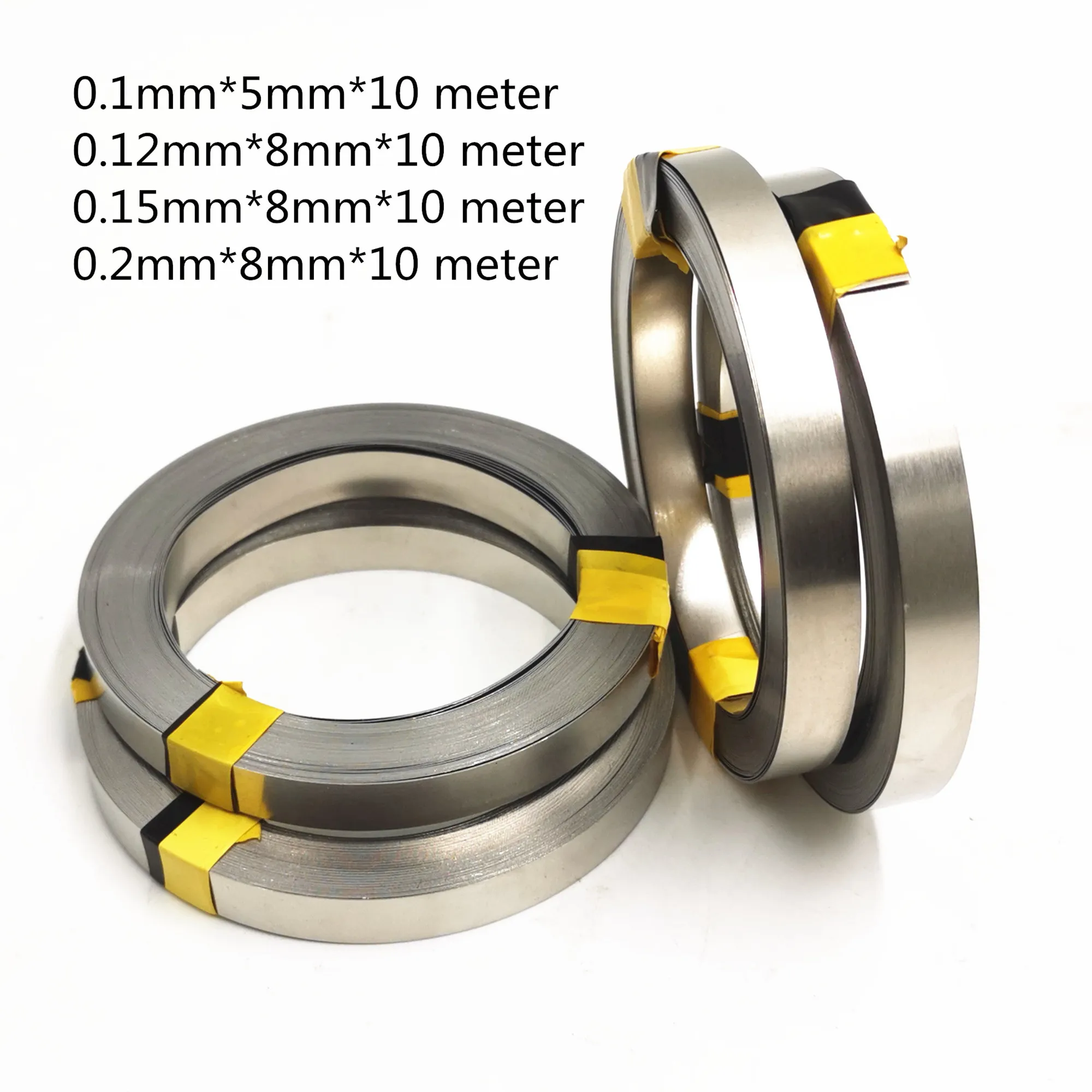 1 Roll 10 m 18650 Li-ion Batterij Nikkel Vel Plaat Vernikkeld Stalen Riem Strip Connector puntlasmachine Batterij lassers