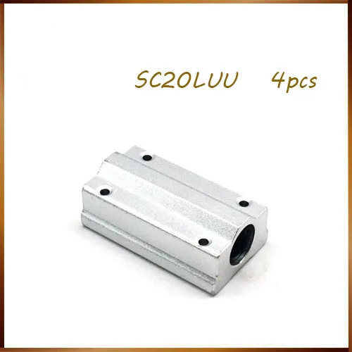 

Free shipping 2018 4pcs Rolamentos Rodamientos All New Sc20luu Scs20luu 20mm Linear Ball Bearing Block Table Cnc Router