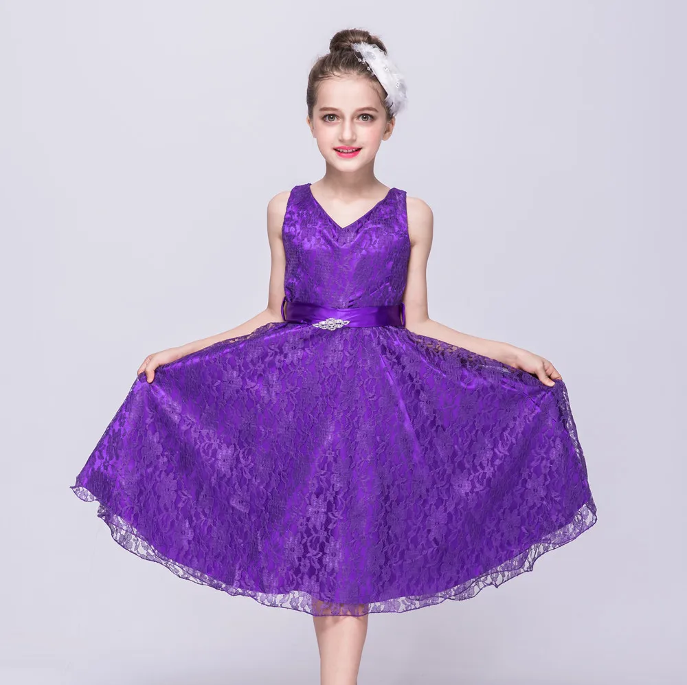 Baby Girl Wedding Dress 2019 Child White Tulle Princess Party Dresses Infant Kids Clothes For Teenager Girl 6 8 10 12 Years Old