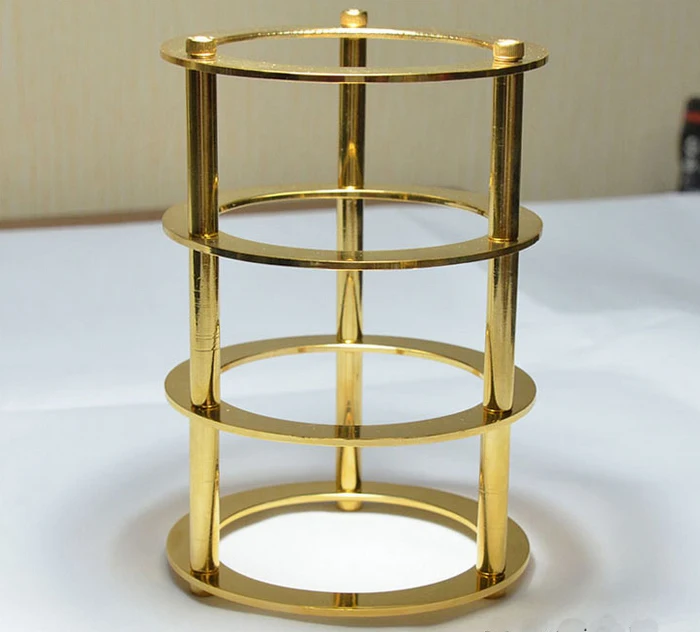 튜브 쉴드 24K 금도금 순수 구리 튜브 300B 2A3 845 805 DIY 튜브 앰프 HIFI 오디오