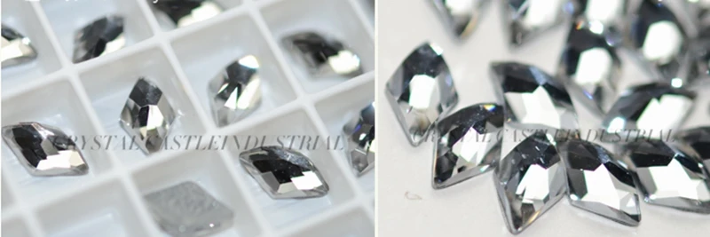 Kristall Burg Hotfix Kristall 5A Beste Strass Flatback Steentjes Perlen Strass Hot Fix Klar Weiß AB Strass Für Kleidung – Detail 14