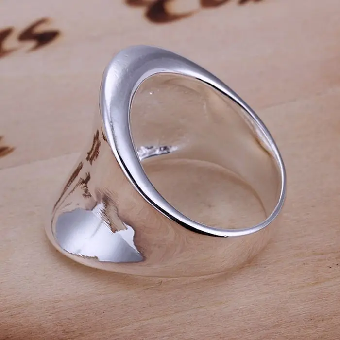 925 jewelry silver plated  Ring Fine Fashion Thumb Ring Women&Men Gift Silver Jewelry Finger Rings SMTR052