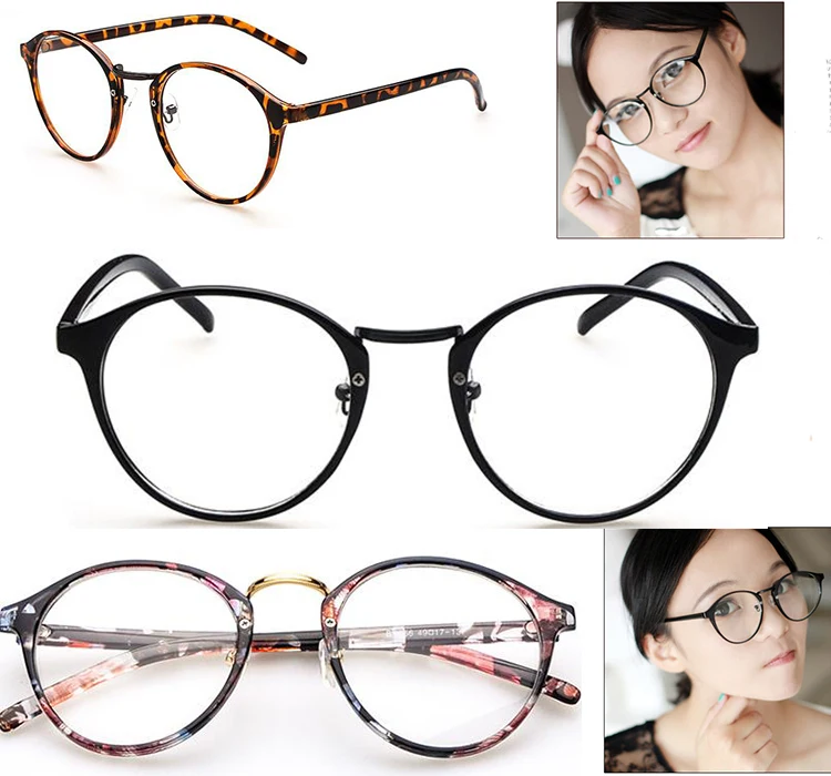 

2019 Rushed Limited Eye Glasses Frames Retro Fashion Wild Nature Composition Animal&plant Eyeglasses Women Decorations Optical