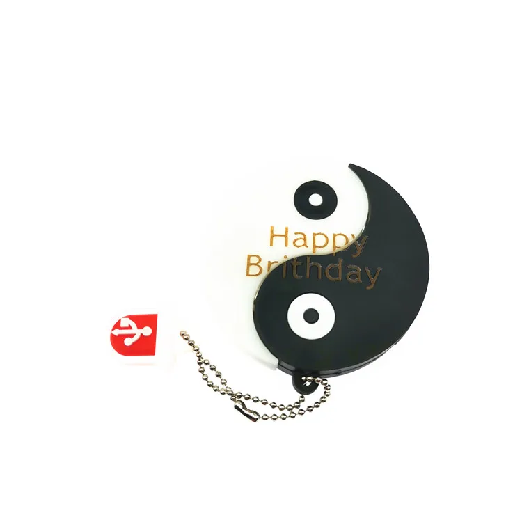 (over 10 PCS) Free LOGO customized Toy yin-yang 4GB 8GB 16GB 32GB 64GB USB 2.0 Memory Stick USB Flash Drive U Disk Pendrive Gift