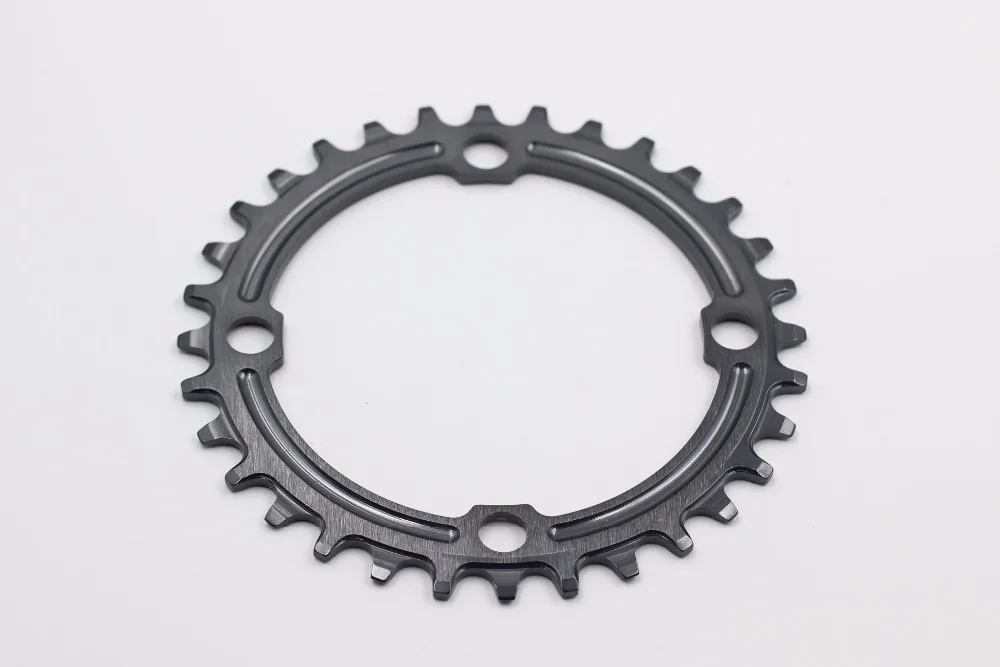 

bike crankset single plate refitting of plus or minus 7075 104BCD 32t black