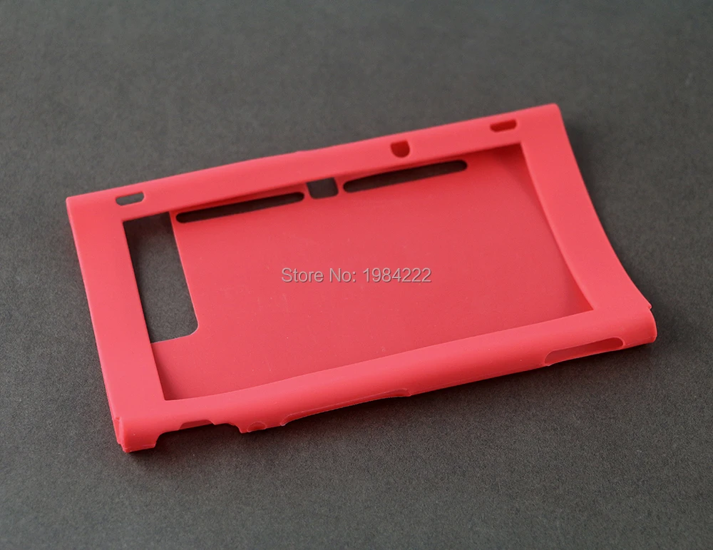 OCGAME 10 ชิ้นยางซิลิโคนนุ่มโฮสต์จอแสดงผลป้องกันผิวสําหรับ Nintend Switch NS คอนโซล protector Shell