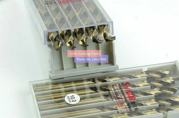 Imagem -04 - Brocas Especiais de Cobalto de Hss Hemp Flowers M35 10 Pcs 1.0 Mm8.5 mm mm mm mm mm mm mm Milímetros Milímetros Aço Inoxidável