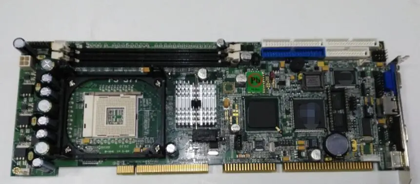 FS-977 100% OK IPC Board Full-size CPU Card ISA PCI Industrial Embedded Mainboard PICMG 1.0 With CPU RAM