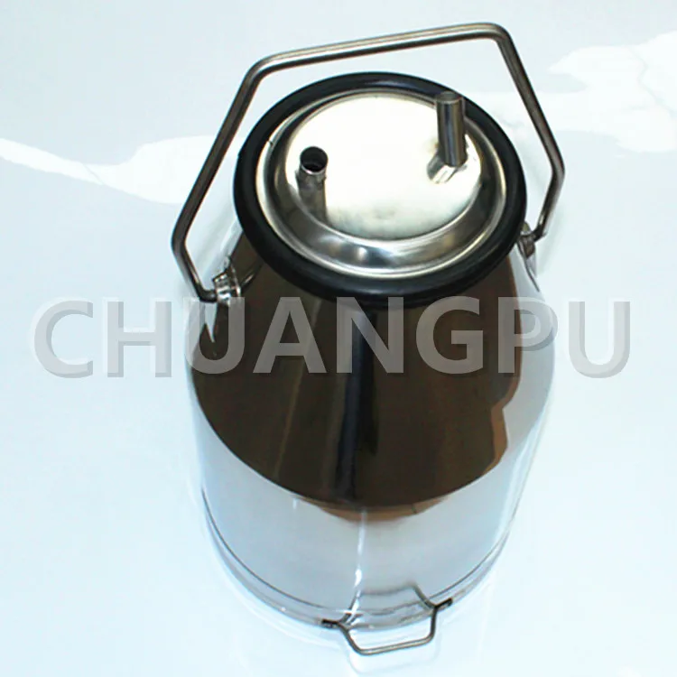 Stainless Steel304 Milk Can, Cow Milking Machine Dedicated 25Liter Milk Bucket