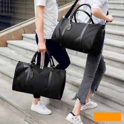 Bolsas de viaje de nailon impermeables para hombres, bolso de lona informal, bolso de viaje de fin de semana, bolso cruzado grande, venta al por mayor, nuevo