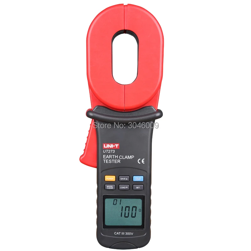 UNI-T UT273/UT275 Clamp-on Earth Resistance Tester / Resistance Limit Value Alarm Function