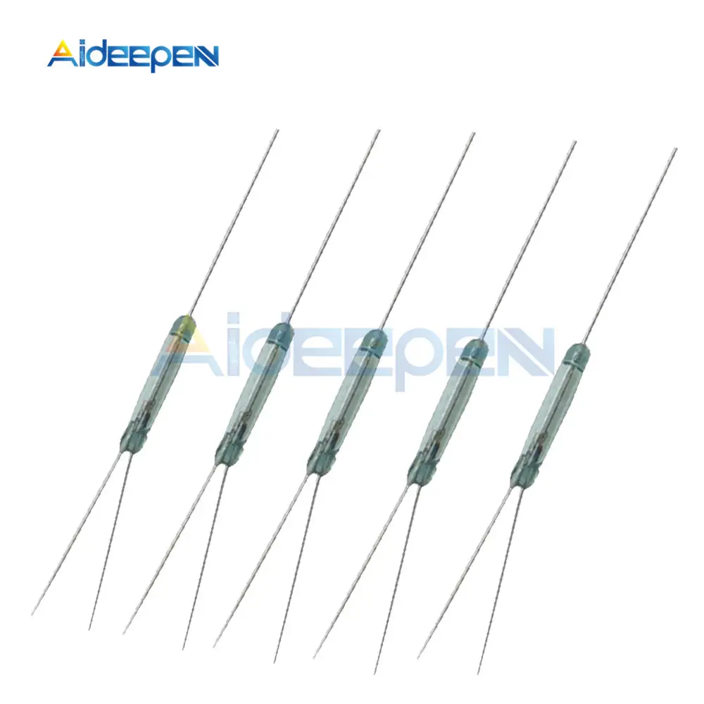 5 pcs Reed Switch 3 pin Magnetic Switch Normally Open and Normally Closed Conversion 2.5X14MM