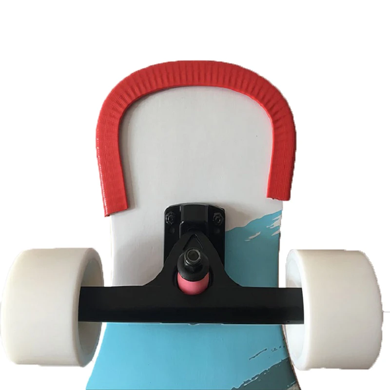 2 sztuki deskorolka ochrona zderzaka pasek dla deskorolka 30CM dla longboardu elektryczna deskorolka Deck antykolizyjny uniknąć zranienia