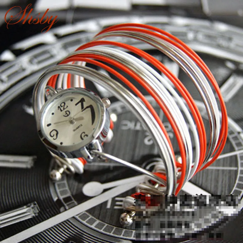 

Shsby новые модные женские наручные часы Стальные ювелирные часы красочные женские наручные часы с браслетом женские часы из сплава подарок для девушки