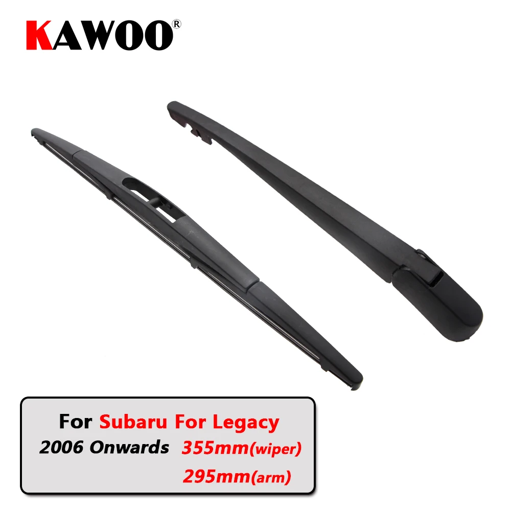 

KAWOO Car Rear Wiper Blades Back Window Wipers Arm For Subaru Legacy Hatchback (2006 Onwards) 355mm Auto Windscreen Blade