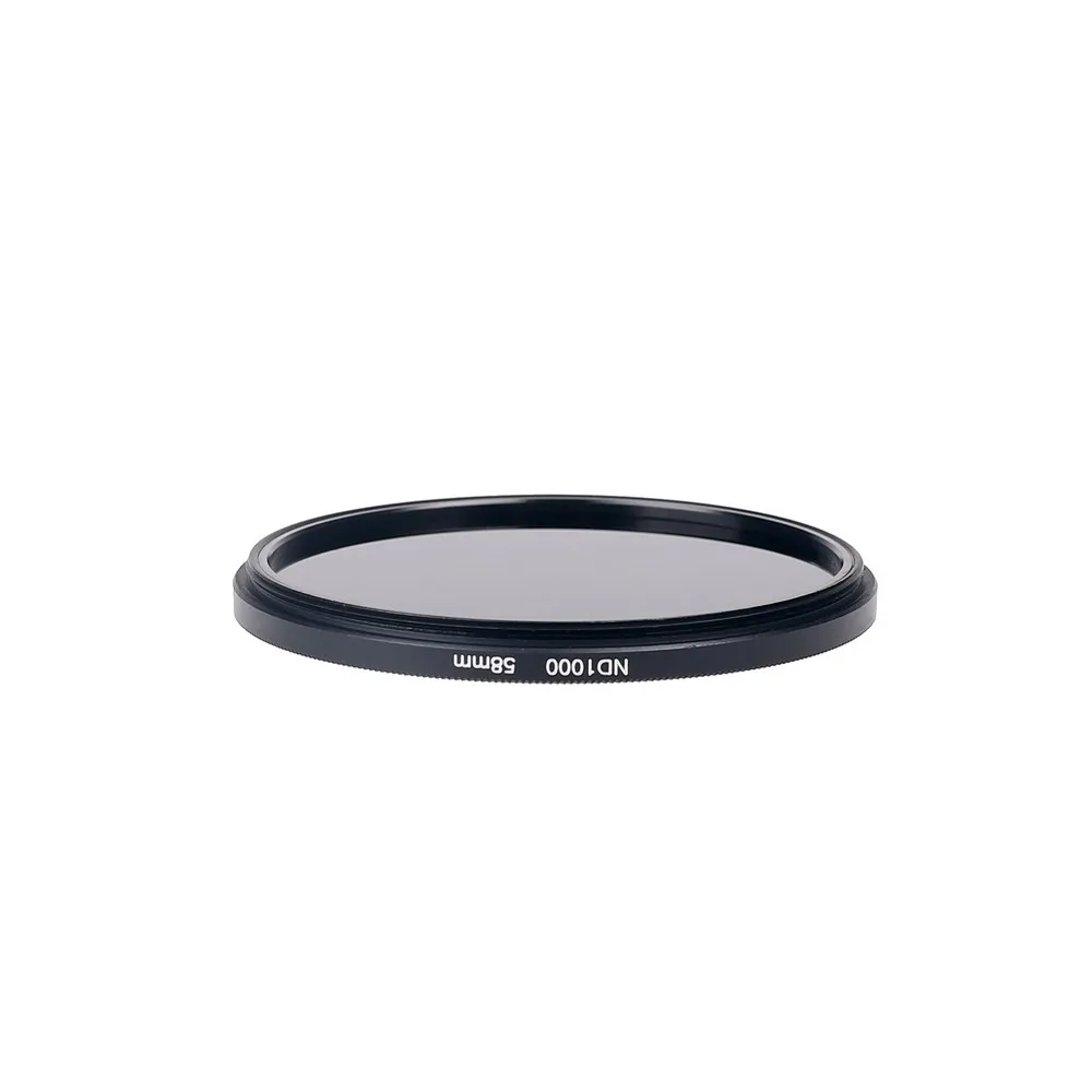 ND Filter ND1000 Neutral Density Filtors 49MM 52MM 55MM 58MM 62MM 67MM 72MM 77MM 82MM 95MM Photo for Canon Nikon Sony Camera