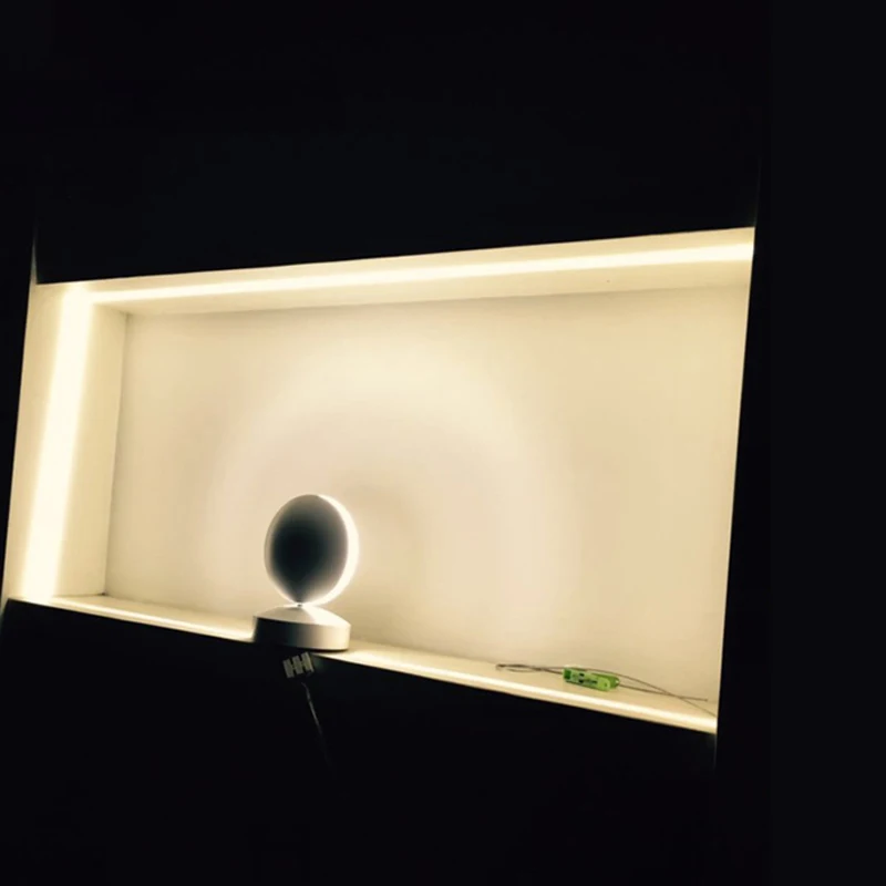 RGB indoor led wall lamp, surface mounted led wall sconce liner Stage effect lamp Aisle Bedroom Decorative Lighting 85-265V