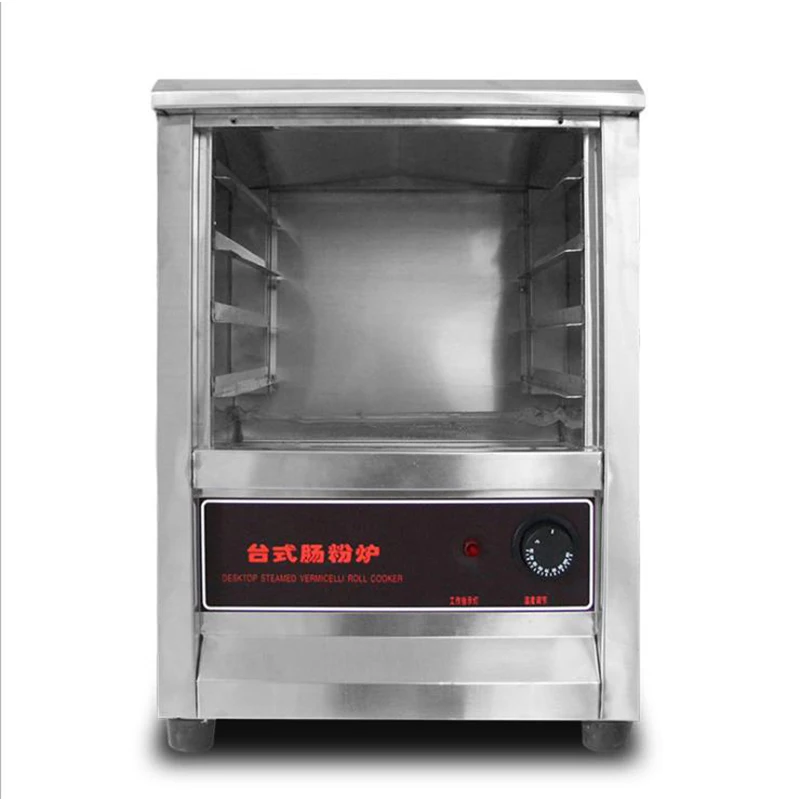 4 Layer Electric Bun Steamer Rice Roll Machine Vermicelli Roll Stainless Steel Breakfast Bread Steamer Machine Equipment