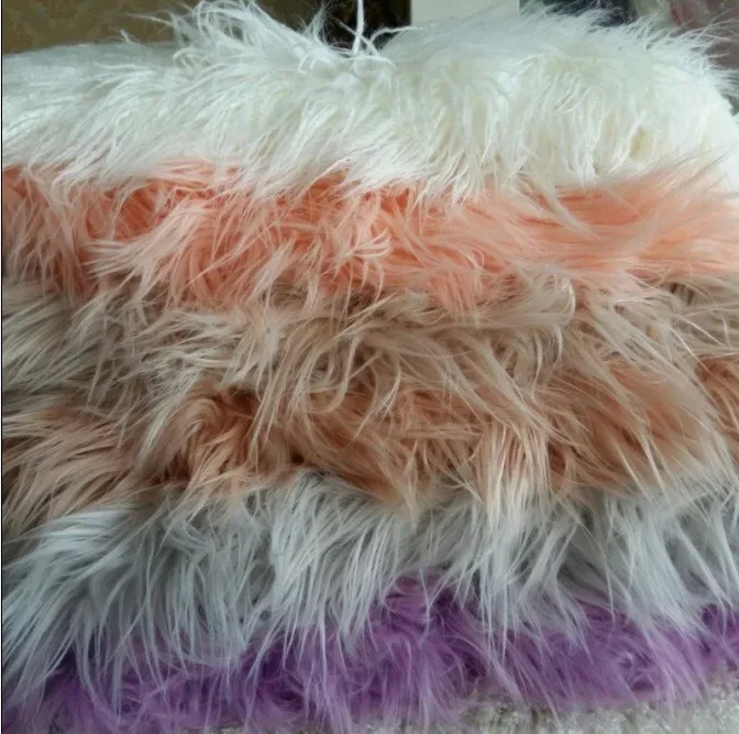 8cm long pile Faux Fur Hot sale New Design Photo Blanket baby big size faux fur blanket photography 100cm x 170cm