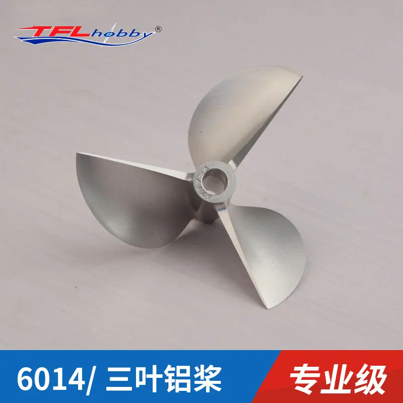 TFL Genuine Parts! Professional Version 4.76mm Three-Bladed Propeller 60CNC Aluminium  Propeller  for RC Electric  Boat