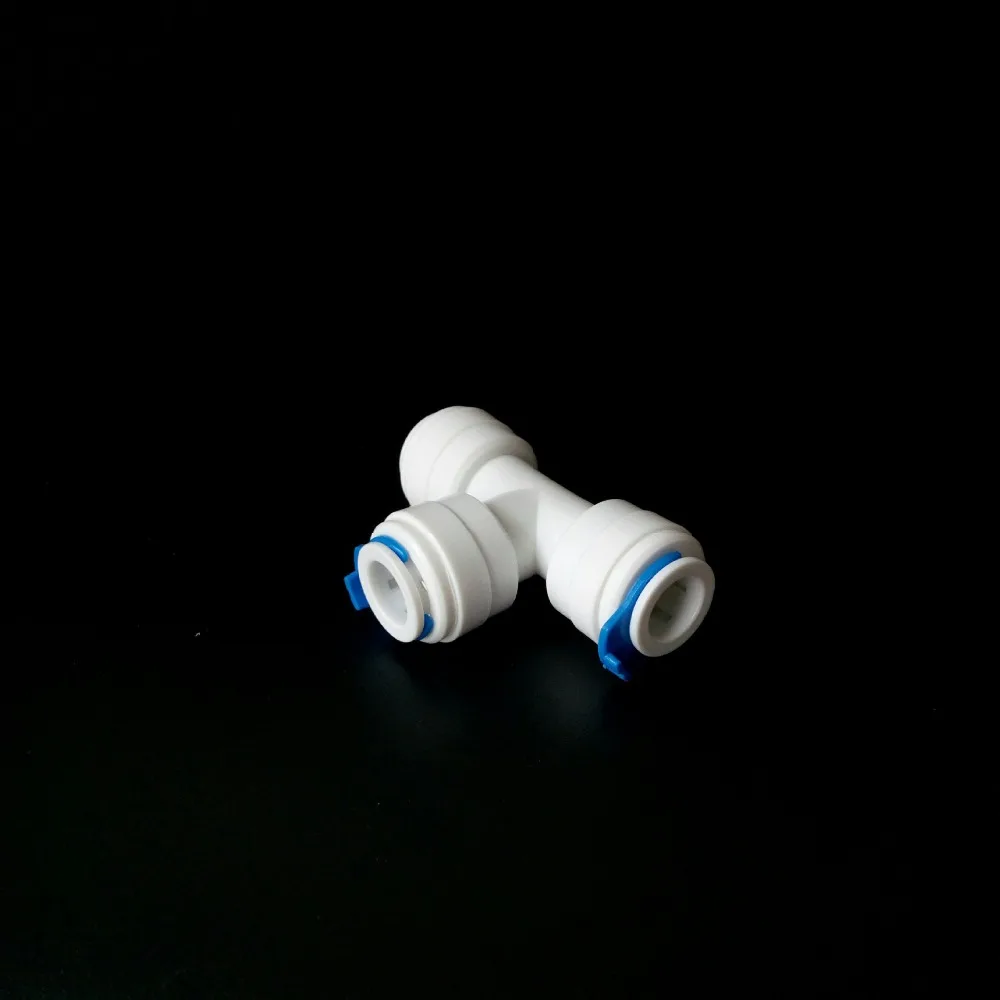 1/4inch(6.5mm) T-type slip-lock connector,three-way T adapter/joint water connector,pipe connector fittings,slick-lock adaptor