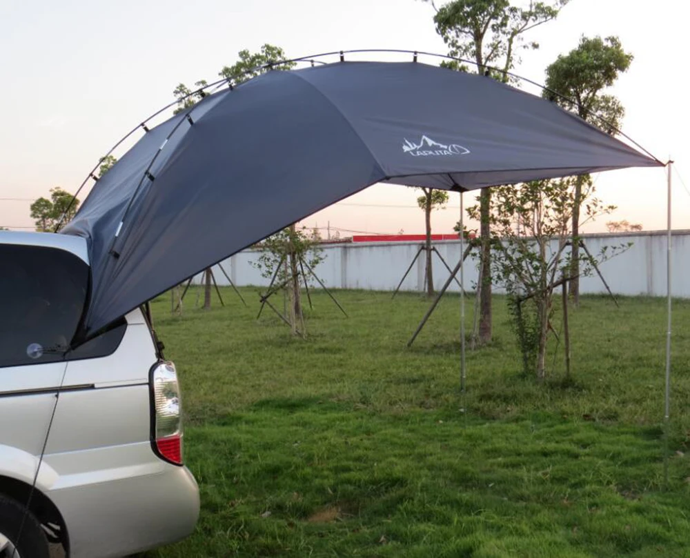 

Laputa-Fiberglass Sun Shelter, Large Gazebo, Camping Tent, Self-Driving, Car Tail Tent, Beach Tent, 4-5 Person Use