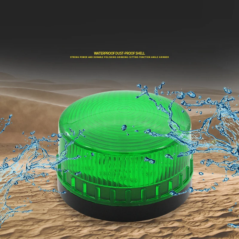 Apricancello Mini lampada impermeabile Allarme di sicurezza Segnale di avvertimento stroboscopico Torcia Rosso Giallo Blu Verde Opzionale