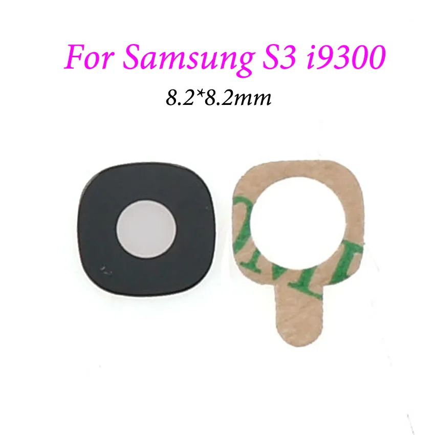 cltgxdd Rear Camera Glass Lens Cover Ring with Sticker Glue For Samsung Galaxy S3 S4 S5 S6 edge + S7 edge S8 S9 S9 plus