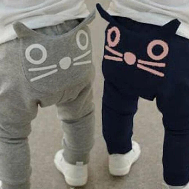 Leuke Cartoon Patroon Baby Broek Jongens Harembroek Katoen Uil Broek En Najaar