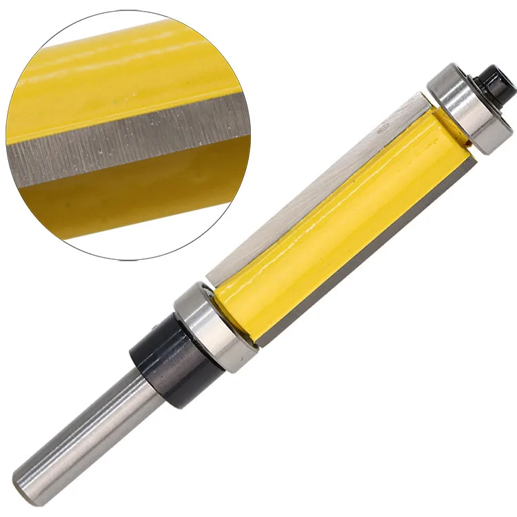 Imagem -05 - Router Bit com Long Routing Cutters Modelo de Haste Guarnição Router Bit 1pc Top And Bottom Ball Bearings Woodworking Tool Características