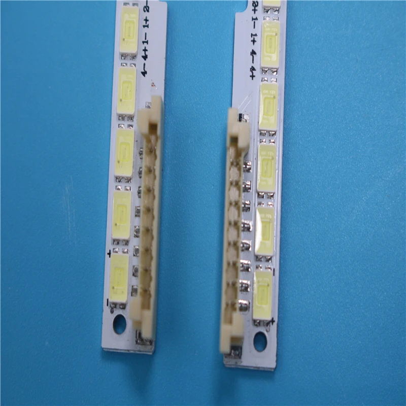 2 pieces/lot UA55D6600WJ BN64-01664A LED strip 2011SVS55-6.5K-V2-1CH-PV-RIGHT100 LEFT100 100 LEDs 680mm