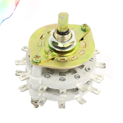 TV Radio Ceramic Band Channel Rotary Switch Selector 2P11T 2 Pole 11 Throw