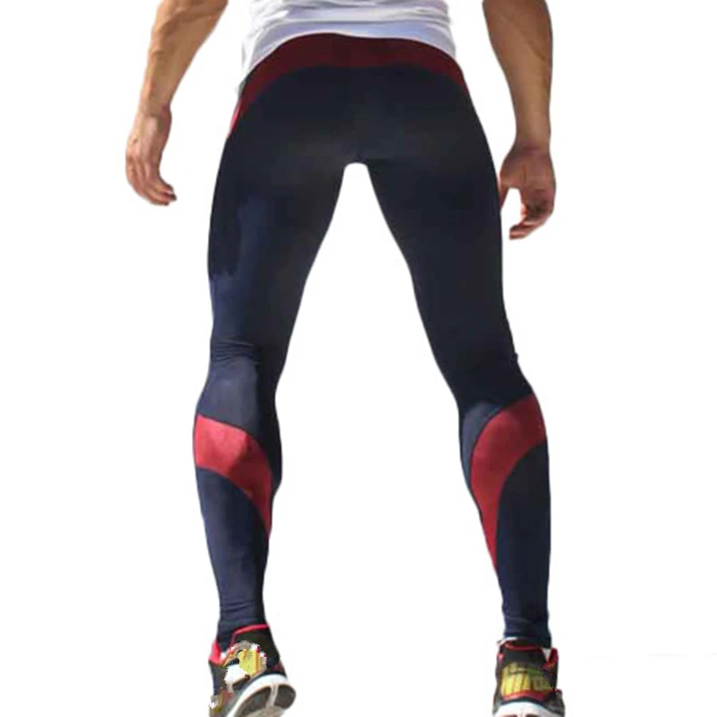 GANYANR Brand Running Tights Men Sport Fitness Joggers Leggings Compression Traning Crossfit Pants Winter Long Gym Spandex