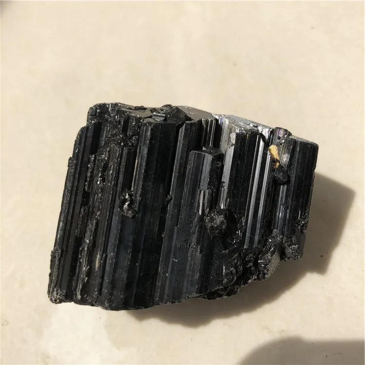 top quality large black tourmaline big size natural stones and minerals rough black tourmaline specimen around 100g image 4