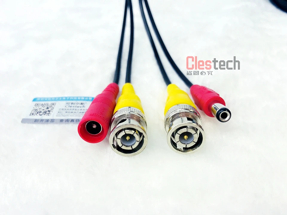 ALL COPPER 2in1 AHD CCTV CAMERA Cable HD 5m 10m 15m 20m 25m 30m 50m Video+Power Security Camera Wire Extension Extension Bnc+Dc