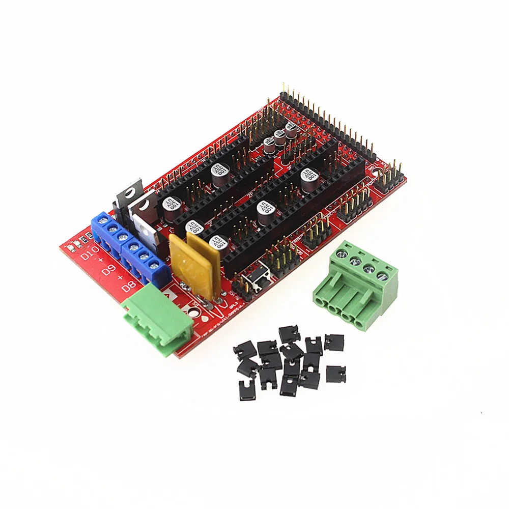 3D Printer Ramps 1.4 kit + Mega 2560 + Heatbed mk2b + 12864 LCD Controller + DRV8825 + Mechanical Endstop+ Cables