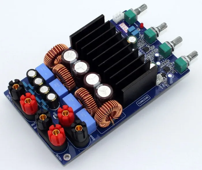 Promotions DC48V TAS5630 2.1 digital amplifier board  Using original TAS5630, OPA1632DR, TL072(300W + 150W + 150W)