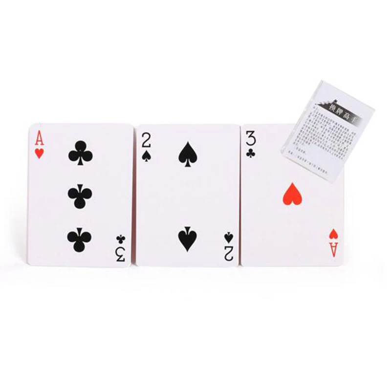 1 Pcs 3 Cards Monte Magic Card Three Card Poker Monte Card Trick Easy Classic Magic Tricks For Close Up Magic Illusion