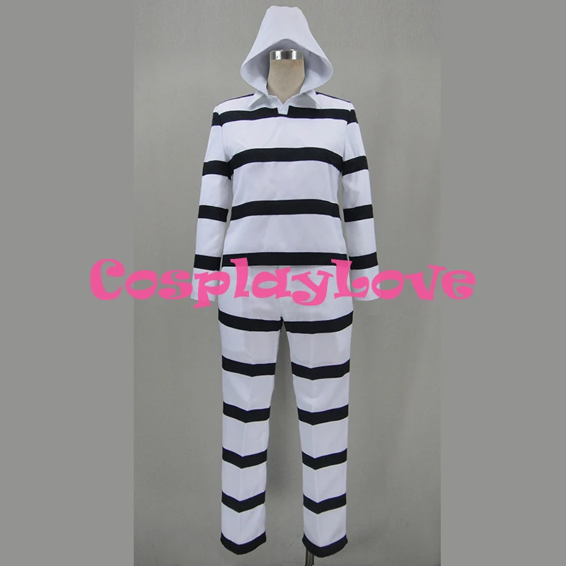 New Custom Made Japanese Anime Kangoku Gakuen Prison School Joji Nezu Cosplay Costume With Hat High Quality Halloween Christmas