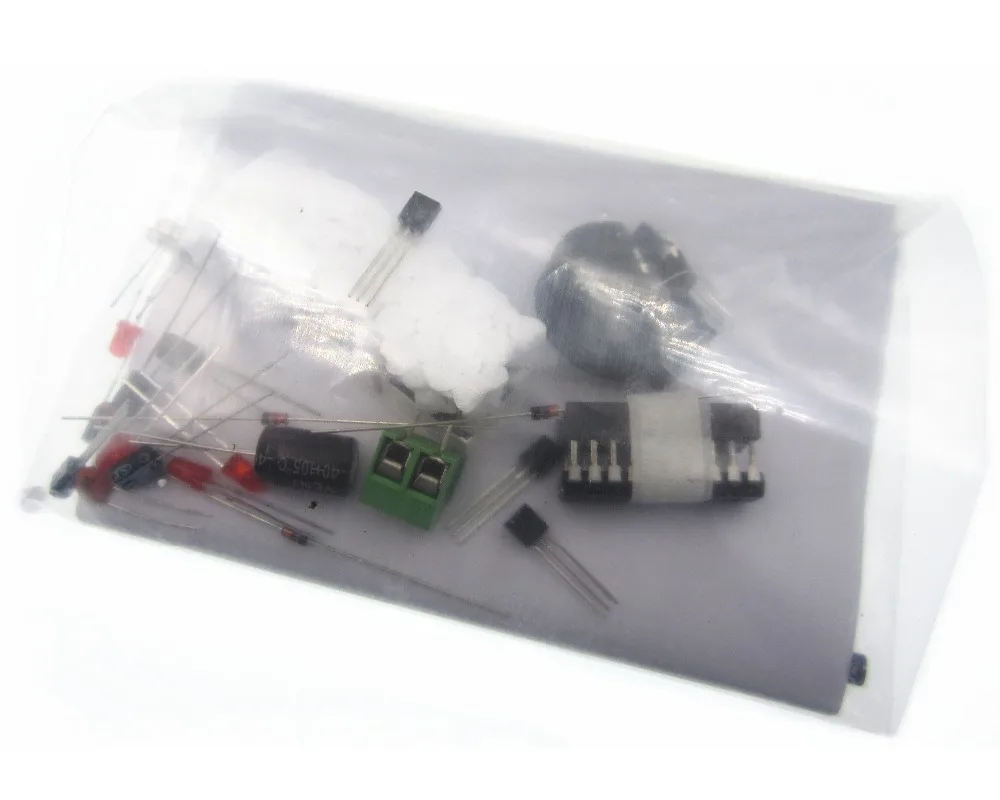 10pcs DIY Kits AT89C2051 Electronic Clock Digital Tube LED Display Suite Electronic Module Parts and Components DC 9V - 12V