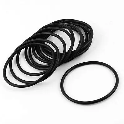 

12 Pcs 65mm x 58mm x 3.5mm Rubber Oil Sealing O Rings for Mechanical