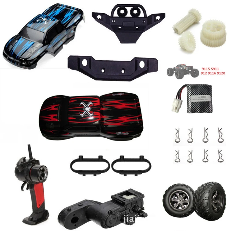 9115 9116 Remote Control Car accessories 2.4G 1:12 Big Car Remote Control High Speed Model Car 9115 9116 accessories Daquan