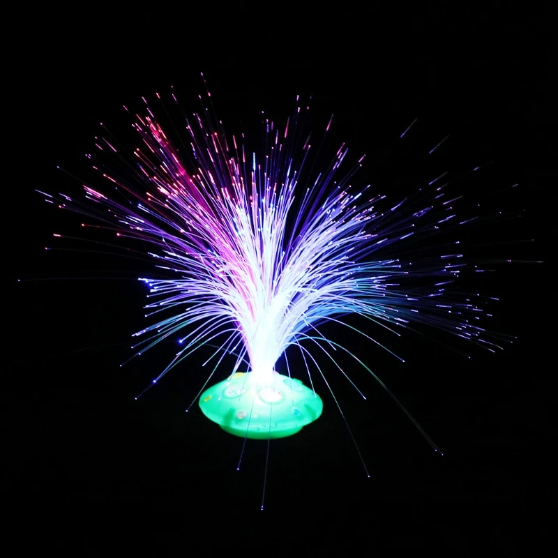 1PC Colorful LED Fiber Optic Light Party Novelty Lamp Night Luminous Light Up Toy Home Wedding Decor Adults Kids Flashing Toys