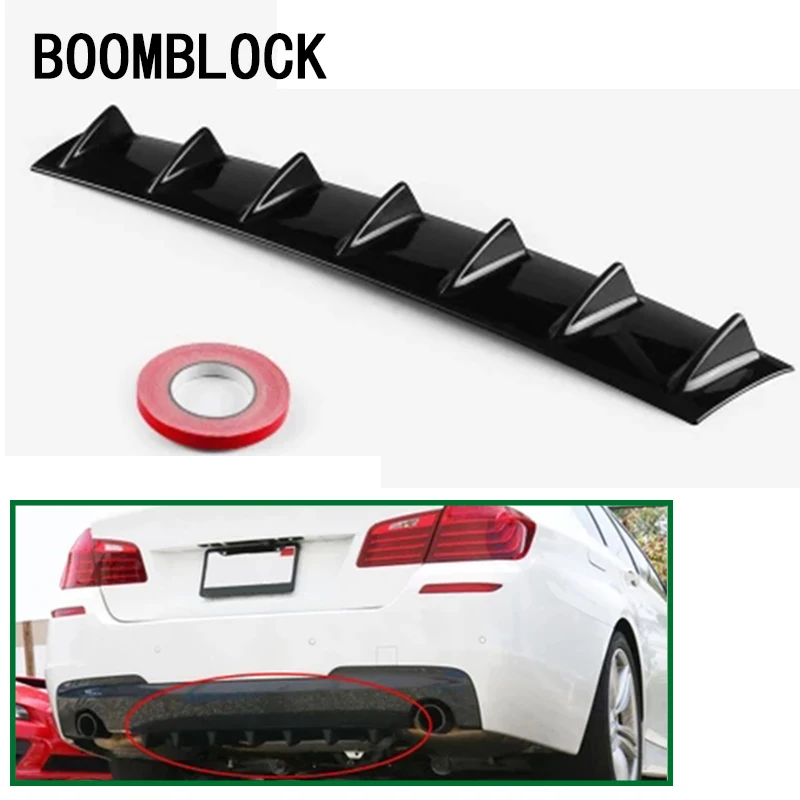 

Car Bumper Chassis Shark 7 Wings Modified Spoiler For Nissan Qashqai Opel Astra J H Kia Ceed Sorento Skoda Octavia A5 A7 2