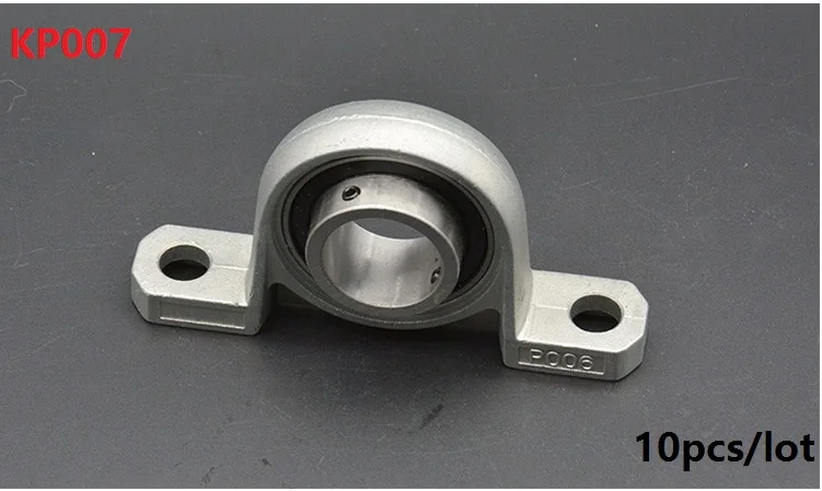 3pcs/lot KP007 35mm zinc alloy bearing pillow block Mounted support Spherical Roller pillow block housing