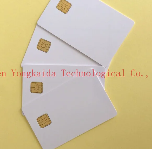 2000PCS/lot 1K PVC Blank Contact Smart card 4428 blank chip cards